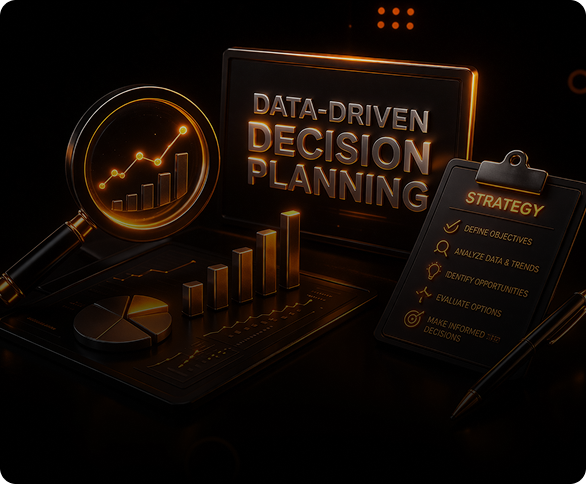Orange robotic portrait for data-driven planning